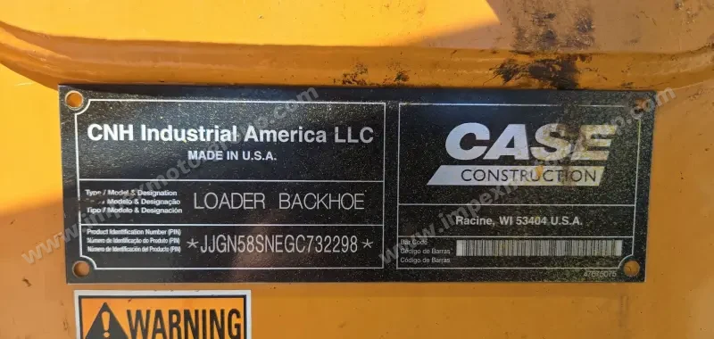 2016 Case 580 Super N photo 170