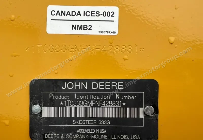 2016 John Deere 333G photo 31