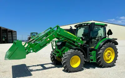 2021 John Deere 6110R MFWD Tractor W/Loader | Agriculture