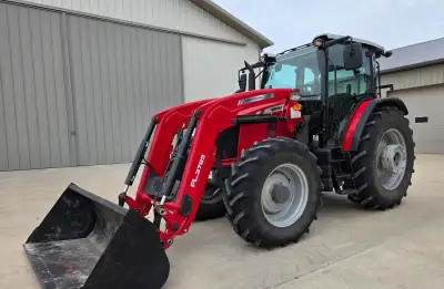 2022 Massey Ferguson 6713 MFWD Tractor W/FL3723 Loader