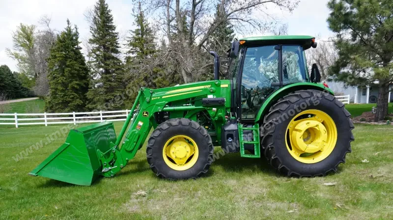 2018 John Deere 6105E MFWD Tractor W/540M Loader | Agriculture photo 8