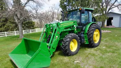 2018 John Deere 6105E MFWD Tractor W/540M Loader | Agriculture