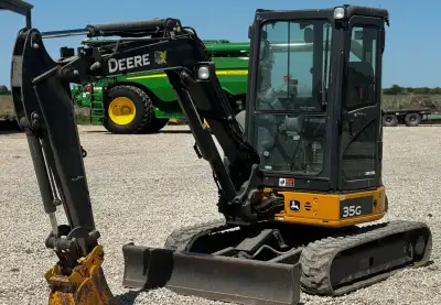 2019 John Deere 35G + 3 Buckets